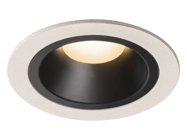 NUMINOS® DL M, wewnętrzna oprawa sufitowa wpuszczana LED, biała/czarna 3000 K 20°, zawiera sprężyny ...