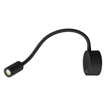 DIO FLEX PLATE LED, lampa ścienna natynkowa LED, kolor czarny, 3000K