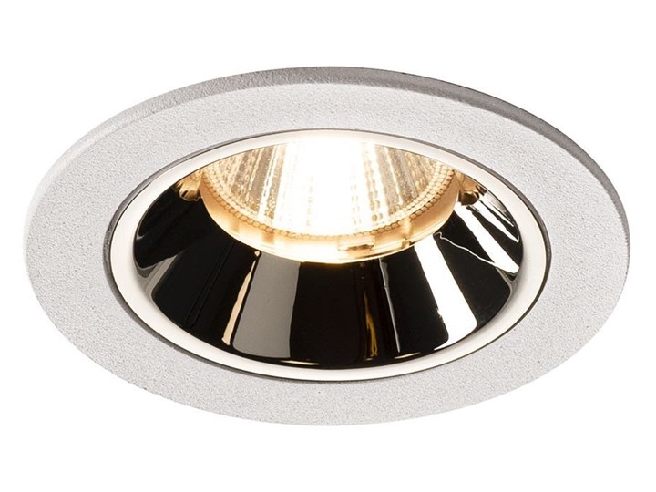 NUMINOS® DL S, wewnętrzna oprawa sufitowa wpuszczana LED, biała/chrom 2700 K 55°, zawiera sprężyny l ...