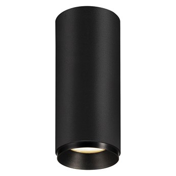 NUMINOS® CL PHASE S, wewnętrzna oprawa sufitowa natynkowa LED, czarna/czarna 3000 K 24°