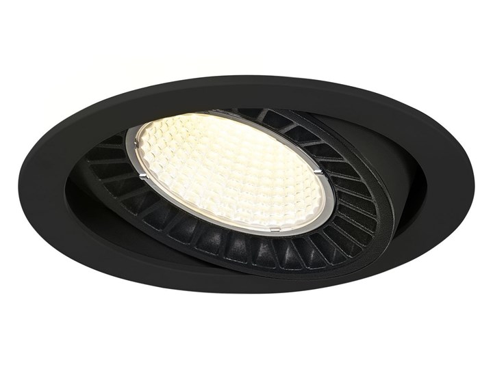 SUPROS, lampa sufitowa wpuszczana LED,, kolor czarny, okrągła, 4000K, 60°, CRI90, 3520lm