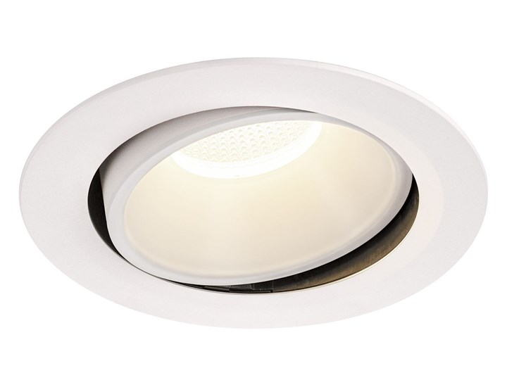 NUMINOS® MOVE DL XL, wewnętrzna oprawa sufitowa wpuszczana LED, biała/biała 2000 K 20° obrotowa i pochylana Kolor Biały Oprawa led Oprawa stropowa Oprawa wpuszczana Kategoria Oprawy oświetleniowe