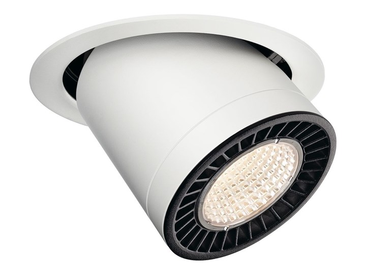 SUPROS MOVE, lampa sufitowa wpuszczana LED,, kolor biały, okrągła, 3000K, 60°, CRI90, 3380lm