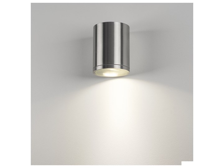ROX WALL OUT, QPAR11, lampa ścienna, szczotkowane aluminium, maks. 50W, IP44 Kinkiet ogrodowy Kategoria Lampy ogrodowe Lampa sufitowa Kolor Szary