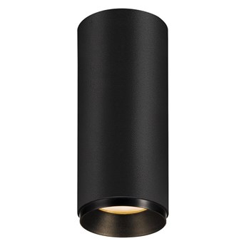 NUMINOS® CL PHASE S, wewnętrzna oprawa sufitowa natynkowa LED, czarna/czarna 2700 K 60°