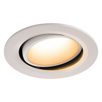 NUMINOS® MOVE DL L, wewnętrzna oprawa sufitowa wpuszczana LED, biała/biała 2700 K 55° obrotowa i pochylana