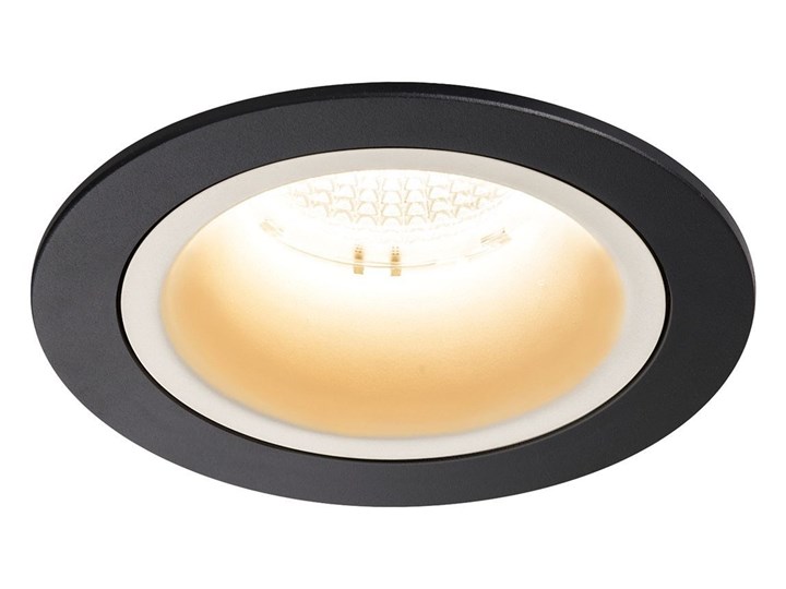NUMINOS® DL M, wewnętrzna oprawa sufitowa wpuszczana LED, czarna/biała 2700 K 20°, zawiera sprężyny ...