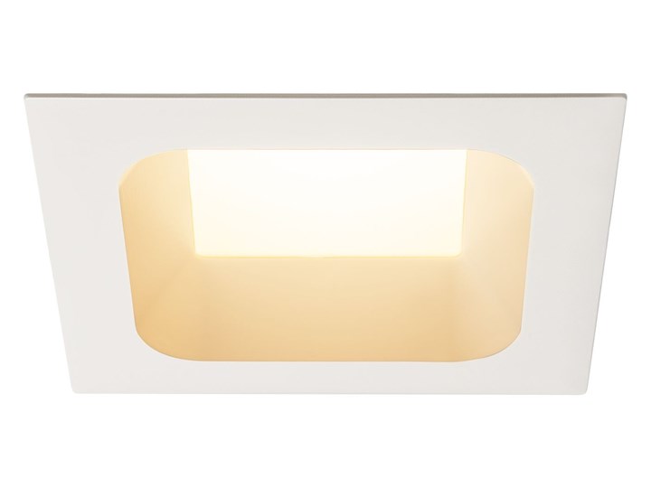 VERLUX, lampa wpuszczana, LED, 3000K, kolor biały matowy, D/S/G 19/19/10 cm, 28W Oprawa wpuszczana Kwadratowe Okrągłe Oprawa led Oprawa stropowa Kategoria Oprawy oświetleniowe