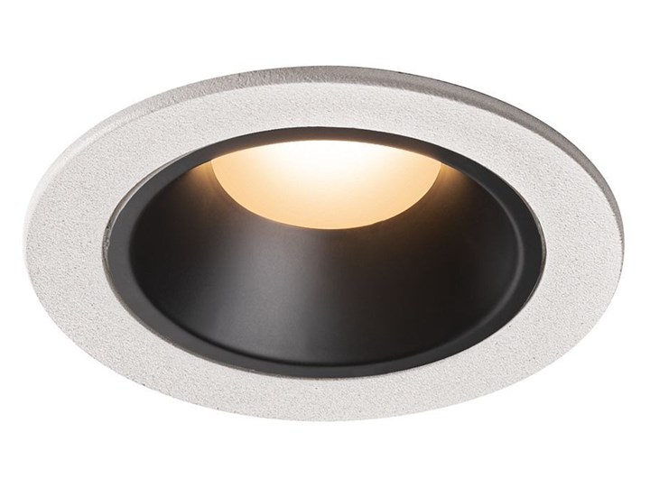 NUMINOS® DL S, wewnętrzna oprawa sufitowa wpuszczana LED, biała/czarna 2700 K 55°, zawiera sprężyny ...