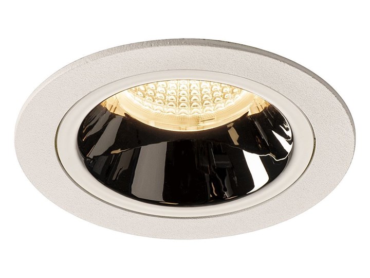 NUMINOS® DL M, wewnętrzna oprawa sufitowa wpuszczana LED, biała/chrom 3000 K 55°, zawiera sprężyny liściaste Oprawa wpuszczana Oprawa stropowa Kolor Biały Oprawa led Kategoria Oprawy oświetleniowe