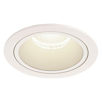 NUMINOS® DL L, wewnętrzna oprawa sufitowa wpuszczana LED, biała/biała, 4000 K 40°