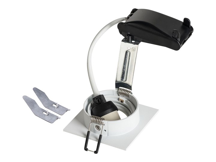 NEW TRIA 68 square, lampa sufitowa wpuszczana, QPAR51, kolor biały, 50W Oprawa stropowa Kwadratowe Oprawa wpuszczana Oprawa halogenowa Kategoria Oprawy oświetleniowe