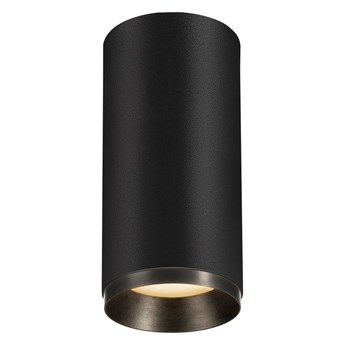 NUMINOS® CL DALI M, wewnętrzna oprawa sufitowa natynkowa LED, czarna/czarna 3000 K 24°
