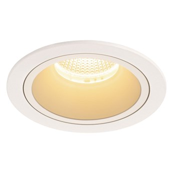 NUMINOS® DL L, wewnętrzna oprawa sufitowa wpuszczana LED, biała/biała, 3000 K 55°