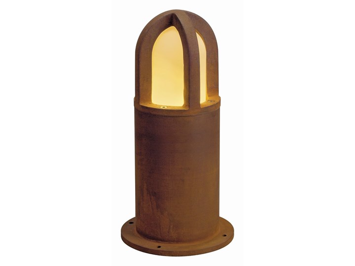 RUSTY CONE 40, lampa podłogowa, TC-DSE, IP54, okrągła, zardzewiałe żelazo, Ø/W 15/40 cm, maks. 11W
