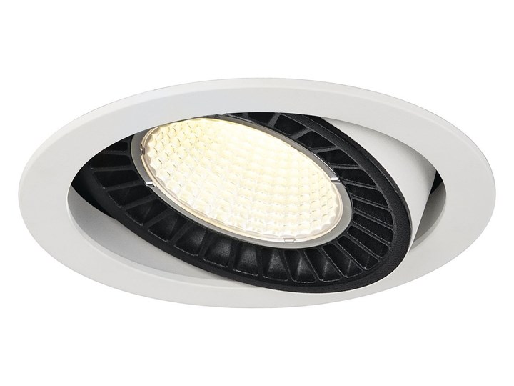 SUPROS, lampa sufitowa wpuszczana LED, kolor biały, okrągła, 4000K, 60°, CRI90, 2700lm