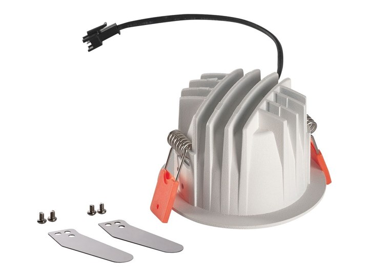 NUMINOS® DL S, wewnętrzna oprawa sufitowa wpuszczana LED, biała/czarna 2700 K 40°, zawiera sprężyny liściaste Oprawa stropowa Oprawa wpuszczana Oprawa led Kolor Biały