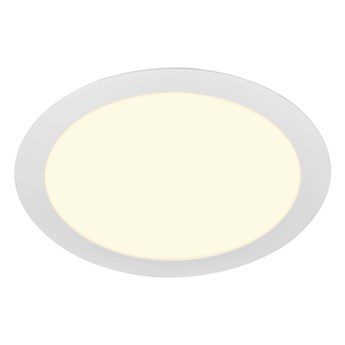SENSER 24, lampa sufitowa wpuszczana LED, okrągła, kolor biały, 3000K
