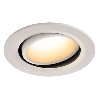 NUMINOS® MOVE DL L, wewnętrzna oprawa sufitowa wpuszczana LED, biała/biała 3000 K 55° obrotowa i pochylana