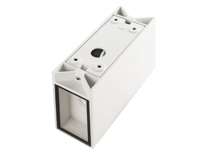 QUAD 2 XL, lampa ścienna, LED, 3000K, IP44, kwadratowa, up/down, biała, 3,2W Lampa LED Kinkiet ogrodowy Kolor Biały
