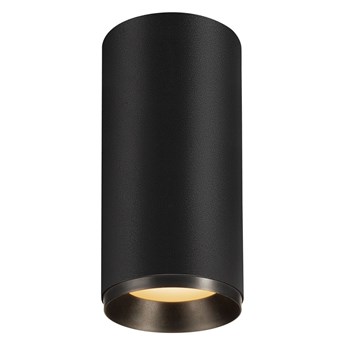 NUMINOS® CL DALI L, wewnętrzna oprawa sufitowa natynkowa LED, czarna/czarna 2700 K 36°