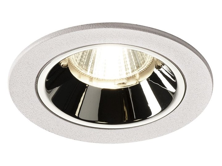 NUMINOS® DL S, wewnętrzna oprawa sufitowa wpuszczana LED, biała/chrom 4000 K 55°, zawiera sprężyny l ...