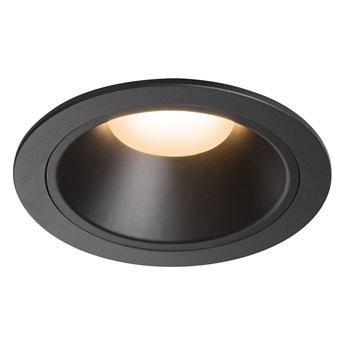NUMINOS® DL XL, wewnętrzna oprawa sufitowa wpuszczana LED, czarna/czarna 2700 K 55°