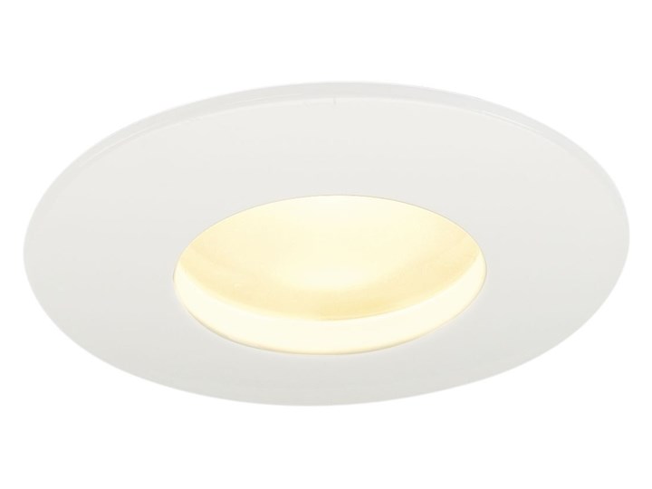 OUT 65, lampa sufitowa wpuszczana, LED, 3000K, okrągła, biała, 38°, 12W, z zasilaczem Oprawa stropowa Okrągłe Kwadratowe Oprawa wpuszczana Kolor Biały Oprawa led Kategoria Oprawy oświetleniowe