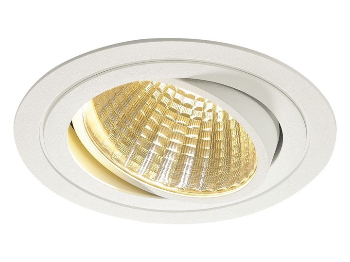 NEW TRIA 1 SET, lampa wpuszczana, jednopunktowa, LED, 2700K, okrągła, biała, 30°, 29W, z zasilaczem ...
