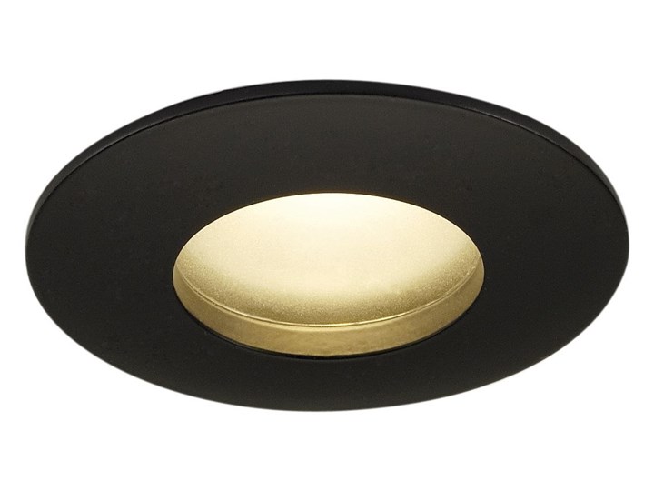 OUT 65, lampa sufitowa wpuszczana, LED, 3000K, okrągła, czarna, 38°, 12W, z zasilaczem