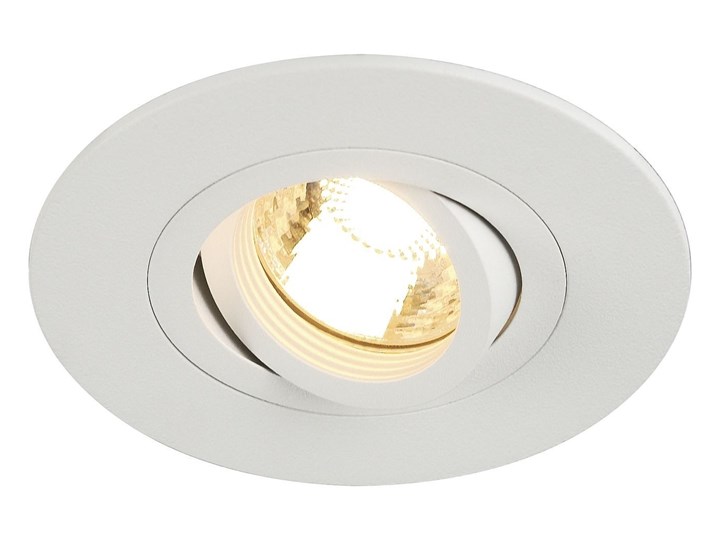 NEW TRIA XL, lampa wpuszczana, QPAR51, okrągła, kolor biały matowy, maks. 50W, ze sprężynami zaciskowymi Oprawa halogenowa Oprawa stropowa Kwadratowe Oprawa wpuszczana Okrągłe Kategoria Oprawy oświetleniowe