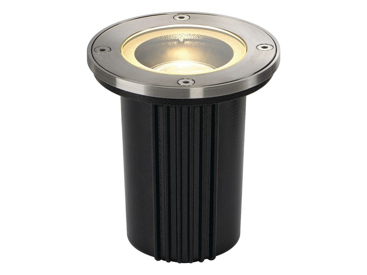 DASAR EXACT 116, lampa podłogowa wpuszczana, QPAR51, IP67, okrągła, stal nierdzewna 316, maks. 35W