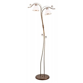 Lampa podłogowa RETRO II 2xE27/60W/230V brązowa