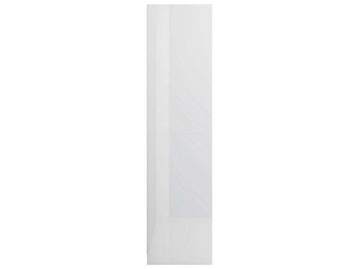 vidaXL Szafa na wysoki połysk, biała, 100x50x200 cm, płyta wiórowa Szerokość 100 cm Głębokość 50 cm Typ Gotowa