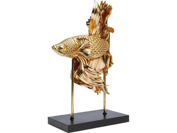Figurka dekoracyjna Betta Base 34x49 cm złota Kolor Złoty