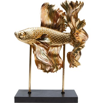 Figurka dekoracyjna złota ryba 35x28 cm