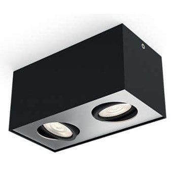 myLiving Oświetlenie punktowe BOX, czarny, LED 5049230P0 50492/30/P0 PHILIPS