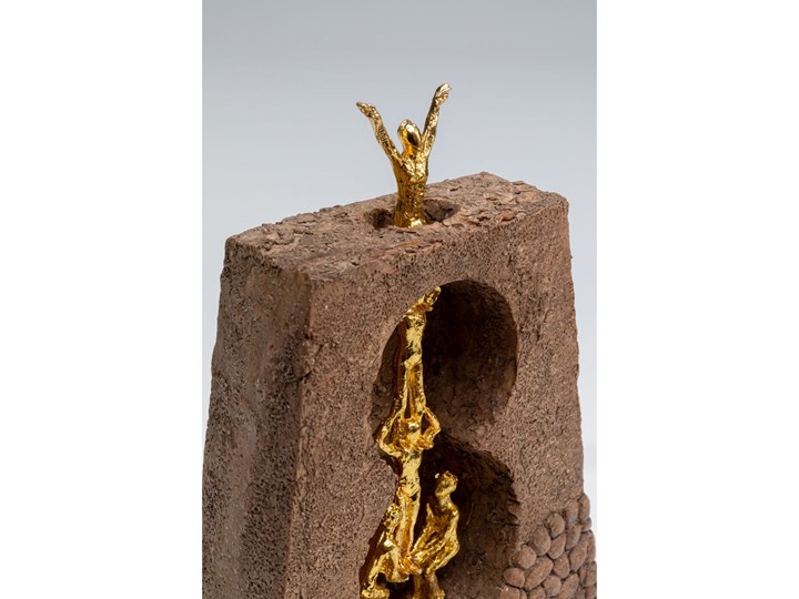 Figurka dekoracyjna Rock Acrobatic 14x19 cm Kategoria Figury i rzeźby Kolor Brązowy