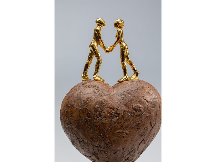 Figurka dekoracyjna Rock Heart Date 9x26 cm Kategoria Figury i rzeźby