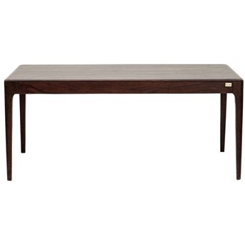 Stół 6-osobowy brązowy z palisandru w stylu klasycznym 160x80 cm