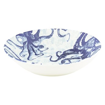 Niebiesko-biała ceramiczna miska Villa Altachiara Positano, ø 30 cm
