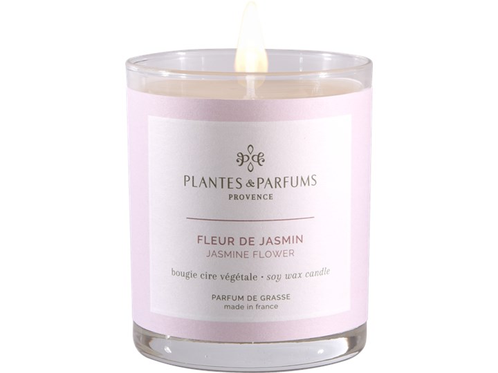 Świeca zapachowa perfumowana - Jasmine Flower - Jaśmin Kategoria Świeczniki i świece Szkło Kolor Fioletowy