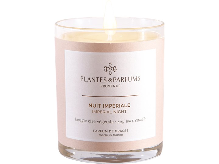 Świeca zapachowa perfumowana - Imperial Night - Cesarska Noc Szkło Kategoria Świeczniki i świece Kolor Różowy