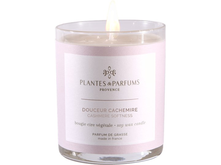 Świeca zapachowa perfumowana 180g - Cashmere Softness - Miękkość Kaszmiru Szkło Kategoria Świeczniki i świece