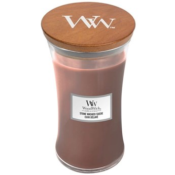 Świeca zapachowa WoodWick Core L - Stone Washed Suede