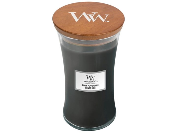 Świeca zapachowa WoodWick Core L - Black Peppercorn Drewno Podgrzewacz Kolor Czarny