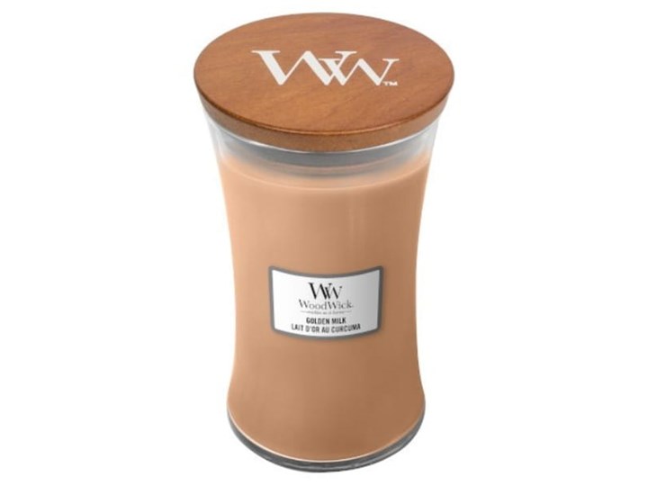 Świeca zapachowa WoodWick Core L - Golden Milk Podgrzewacz Drewno Kategoria Świeczniki i świece
