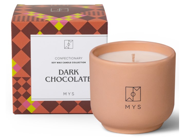Świeca zapachowa MYS - Dark Chocolate - 180g Ceramika Kategoria Świeczniki i świece