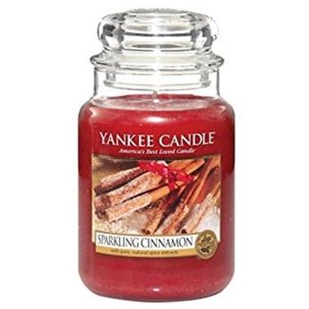Świeca zapachowa Yankee Candle DUŻA - Sparkling Cinnamon