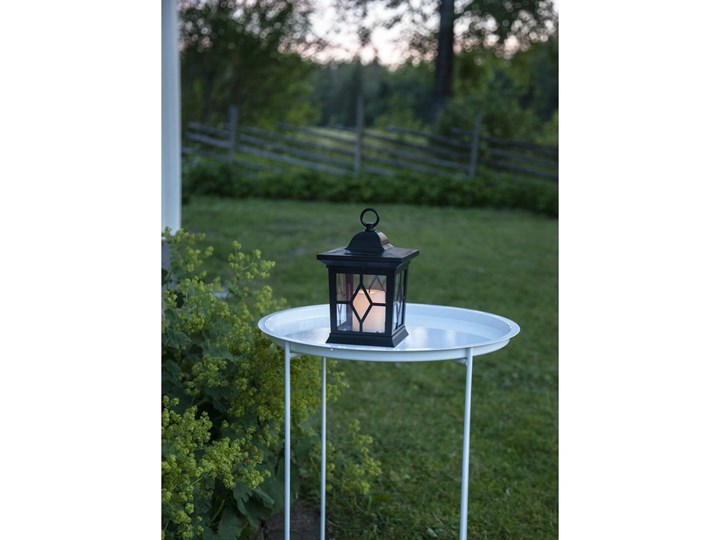 Ogrodowy lampion solarny LED Star Trading Light, wys. 14,5 cm Tworzywo sztuczne Kategoria Lampiony do ogrodu
